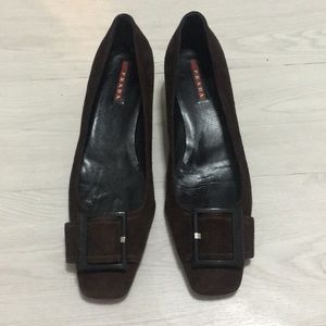Prada suede shoes